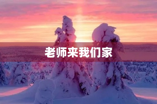 老师来我们家 老师来我们家