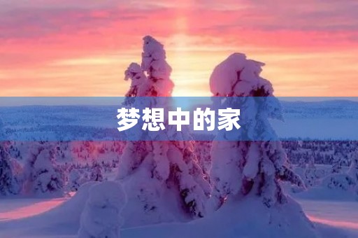 梦想中的家 梦想中的家