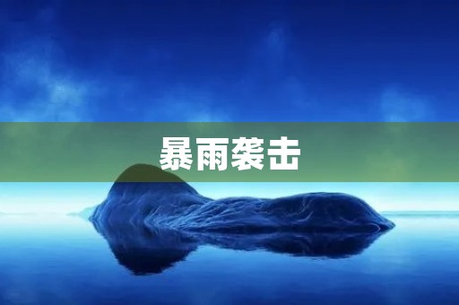 暴雨袭击