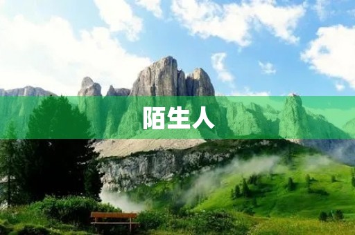 陌生人 陌生人