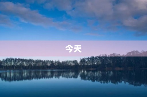 今天 今天