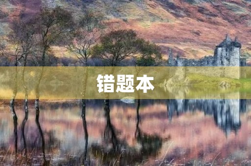 错题本