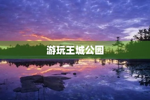 游玩王城公园