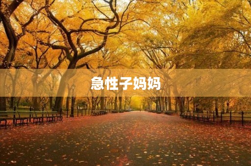 急性子妈妈 急性子妈妈