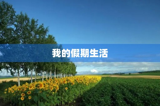 我的假期生活 我的假期生活