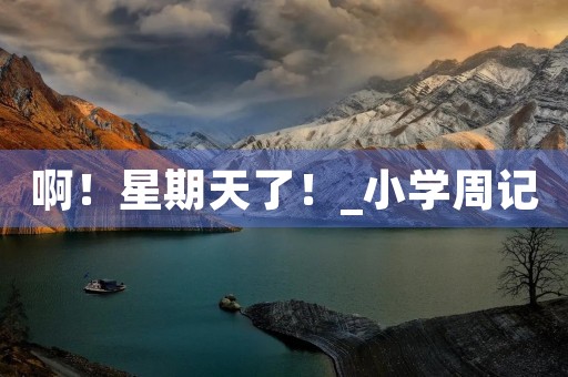啊！星期天了！_小学周记