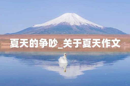 夏天的争吵_关于夏天作文 夏天的争吵_关于夏天作文