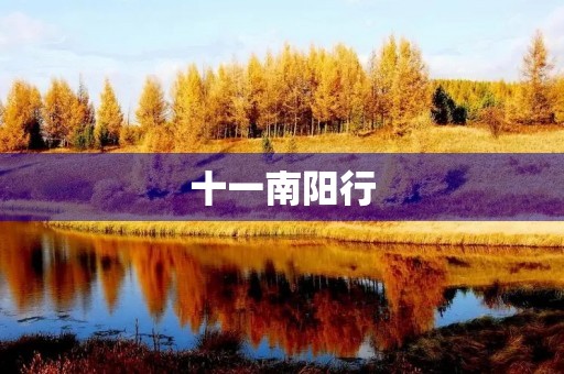 十一南阳行 十一南阳行