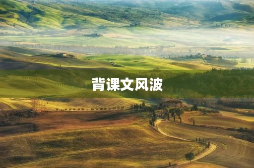 背课文风波 背课文风波
