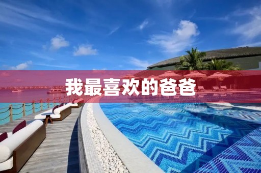 我最喜欢的爸爸