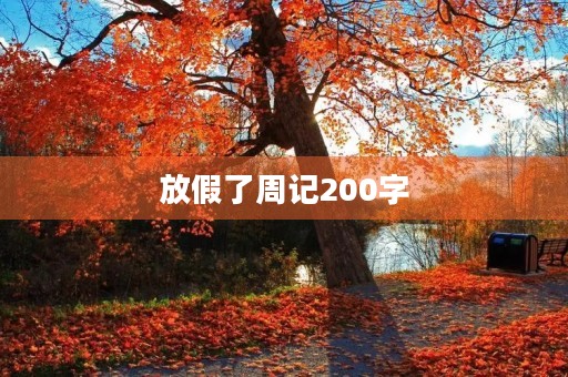 放假了周记200字 放假了周记200字