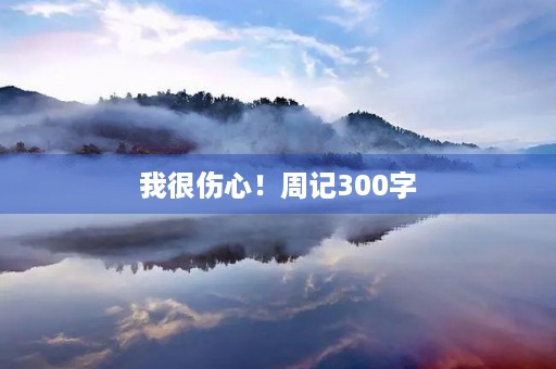 我很伤心!周记300字 我很伤心!周记300字