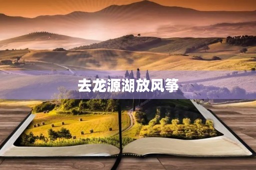 去龙源湖放风筝 去龙源湖放风筝