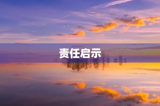 责任启示 责任启示