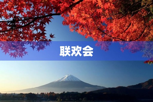 联欢会 联欢会