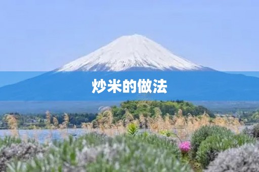 炒米的做法 炒米的做法
