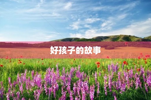 好孩子的故事 好孩子的故事