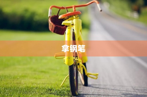拿钢笔 拿钢笔