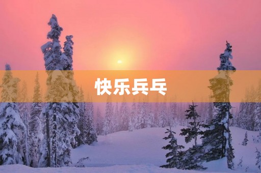 快乐兵乓 快乐兵乓