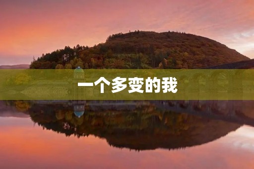 一个多变的我 一个多变的我