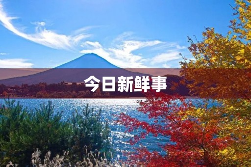 今日新鲜事 今日新鲜事