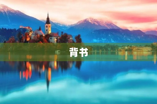 背书