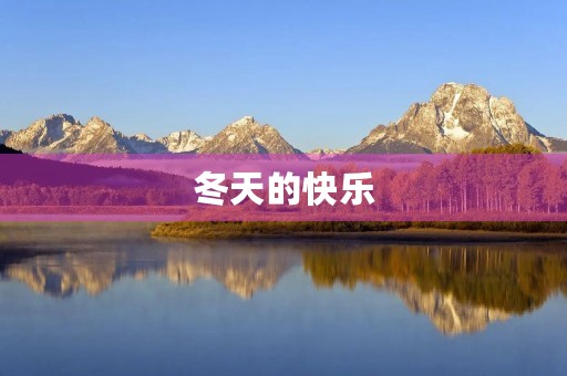 冬天的快乐 冬天的快乐