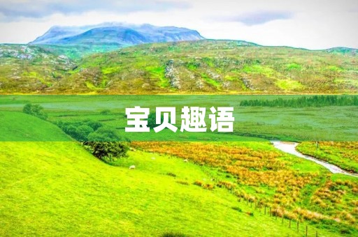 宝贝趣语 宝贝趣语