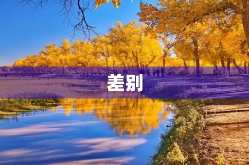 差别 差别