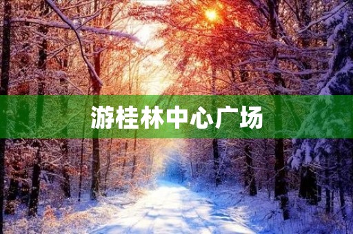 游桂林中心广场 游桂林中心广场