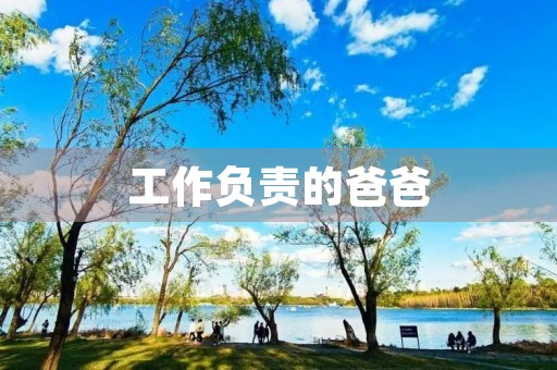 工作负责的爸爸 工作负责的爸爸