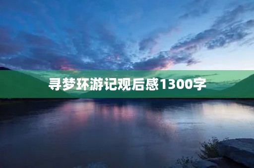寻梦环游记观后感1300字 寻梦环游记观后感1300字