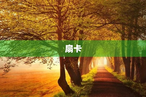 扇卡 扇卡