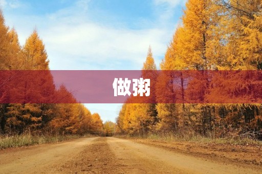 做粥 做粥