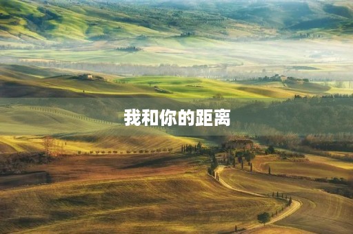 我和你的距离 我和你的距离