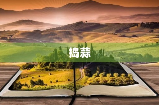 捣蒜 捣蒜