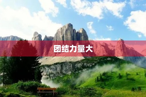 团结力量大