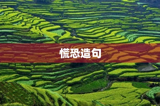 慌恐造句