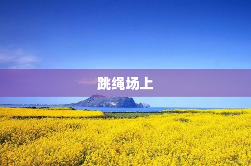跳绳场上 跳绳场上