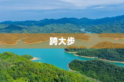 跨大步 跨大步