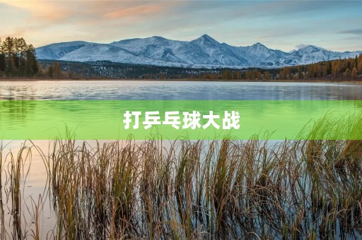 打乒乓球大战
