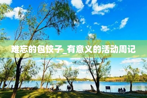 难忘的包饺子_有意义的活动周记