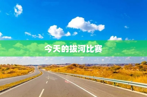 今天的拔河比赛 今天的拔河比赛
