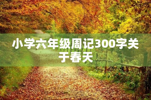 小学六年级周记300字关于春天