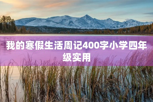 我的寒假生活周记400字小学四年级实用