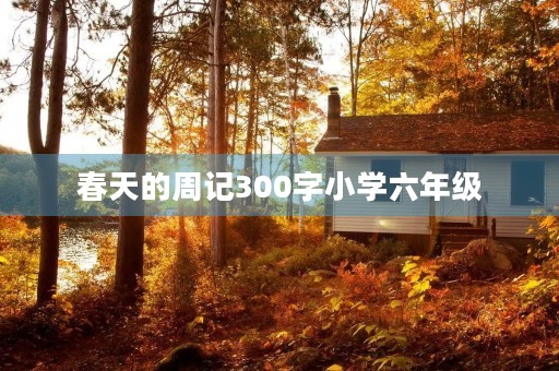 春天的周记300字小学六年级 春天的周记300字小学六年级