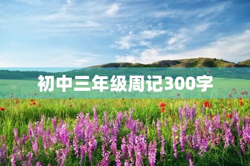 初中三年级周记300字 初中三年级周记300字