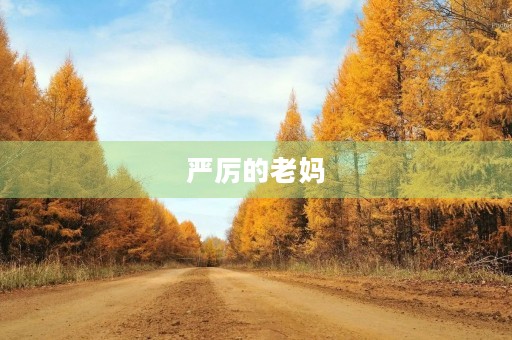 严厉的老妈 严厉的老妈