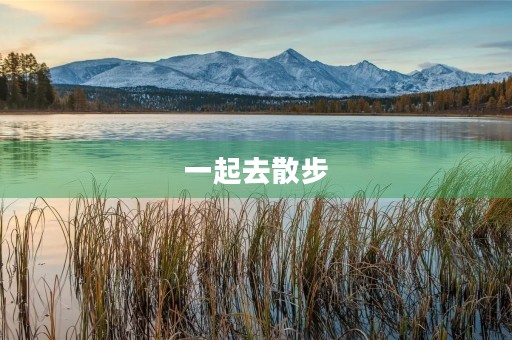一起去散步 一起去散步