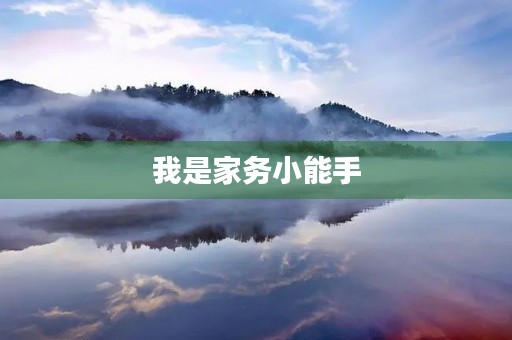 我是家务小能手 我是家务小能手